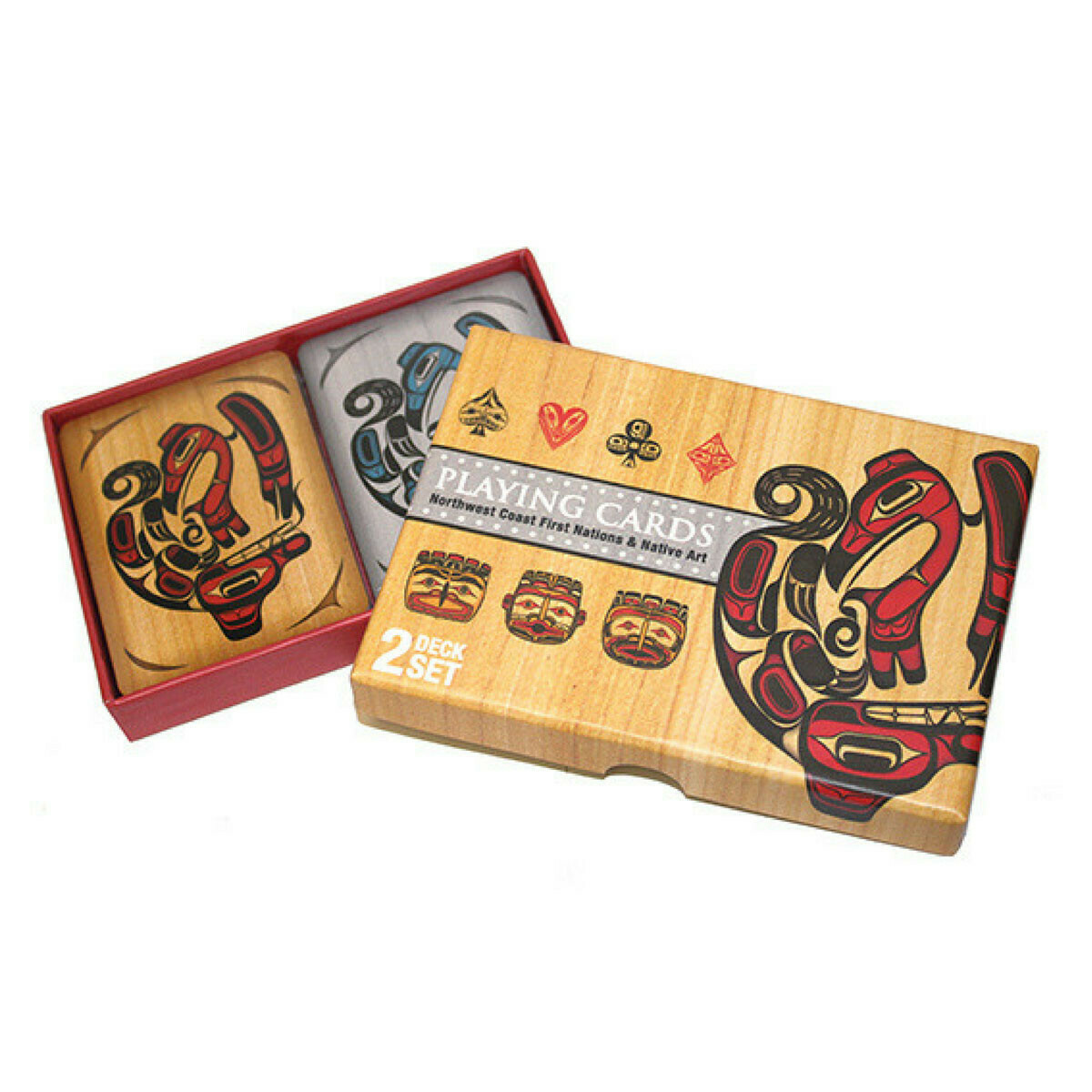 2 DECK SET PLAYING CARDS - NATIVE NORTHWEST