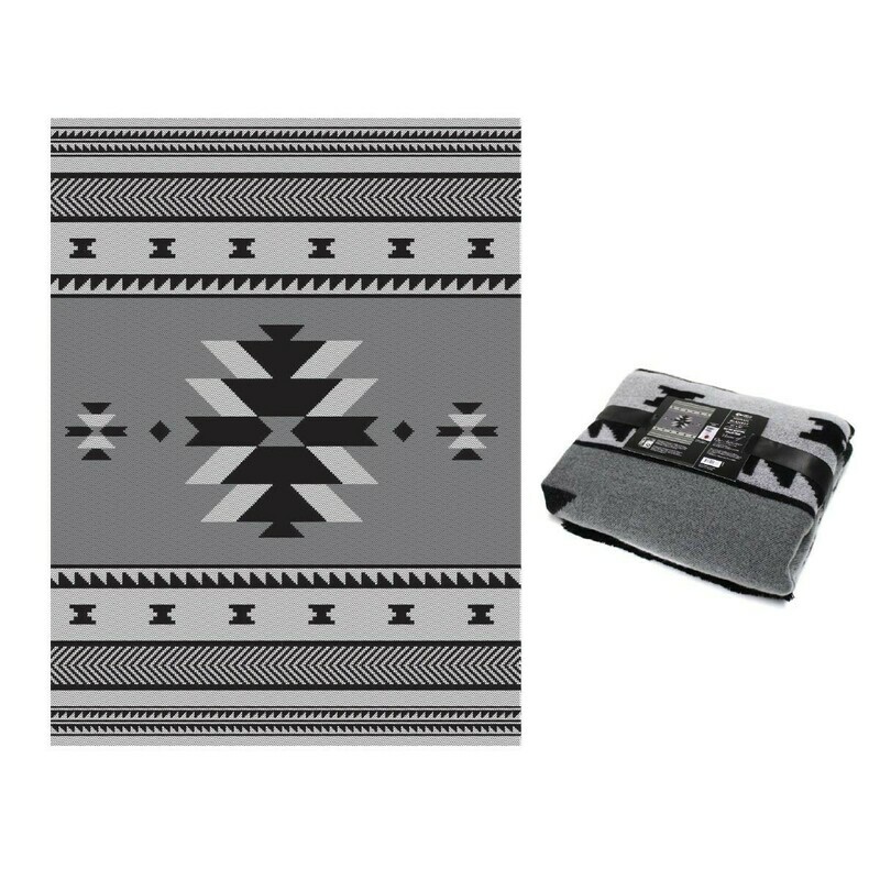 60 x 80 WOVEN BLANKET (VISIONS OF OUR ANCESTORS) - NATIVE NORTHWEST