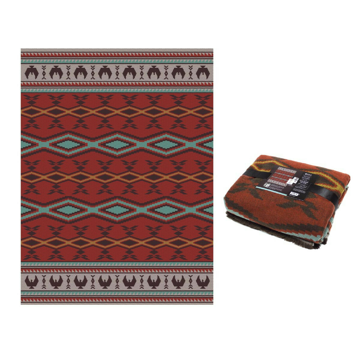60 x 80 WOVEN BLANKET (SPIRIT OF THE SKY) - NATIVE NORTHWEST