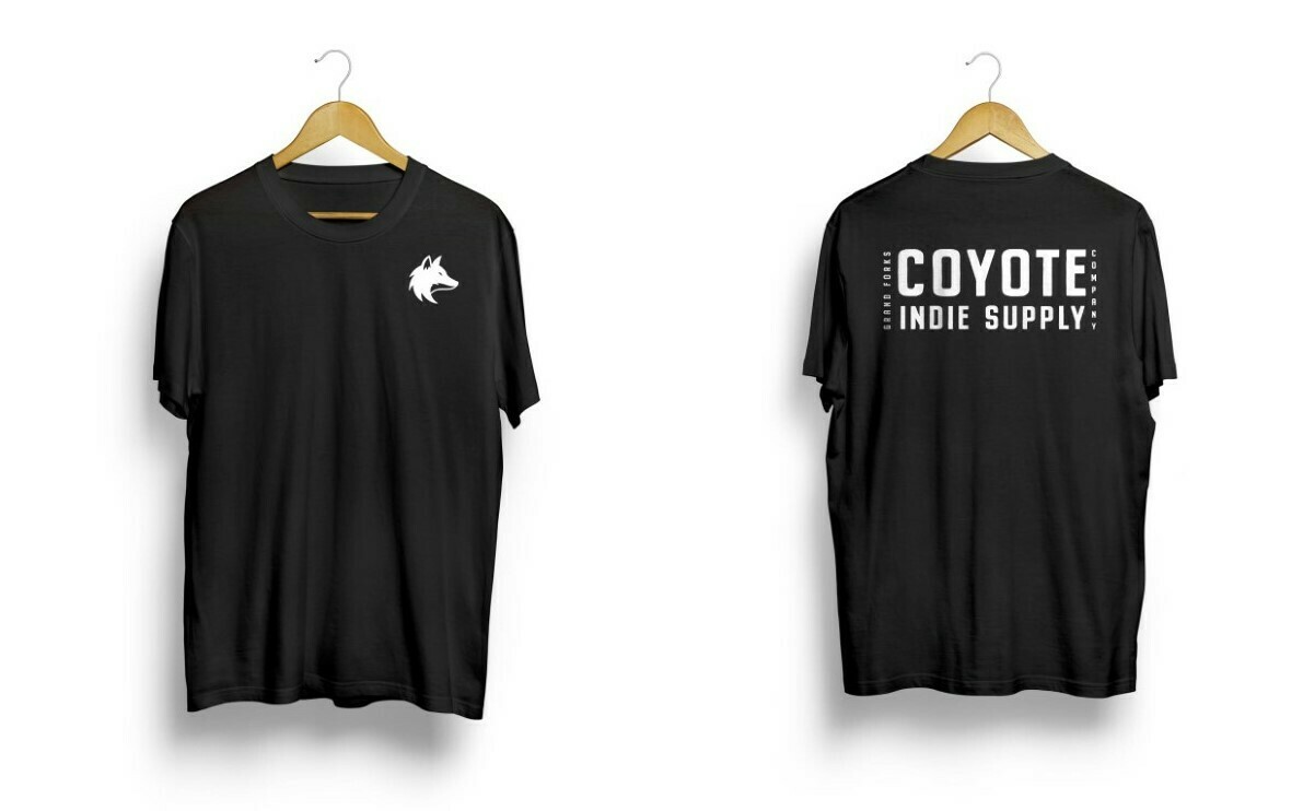 COYOTE INDIE SUPPLY CO - UNISEX TEE - BLACK