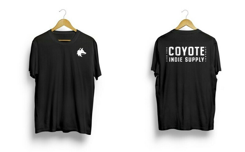 COYOTE INDIE SUPPLY CO - UNISEX TEE - BLACK