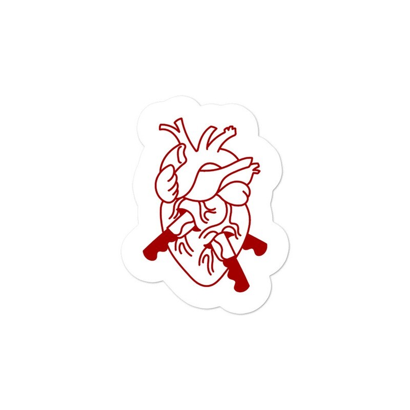Heart - Kiss Cut Sticker