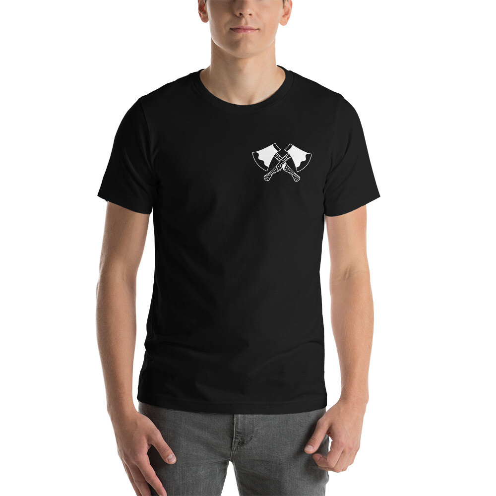 Woodsman - Unisex T-Shirt, Color: Black, Size: S