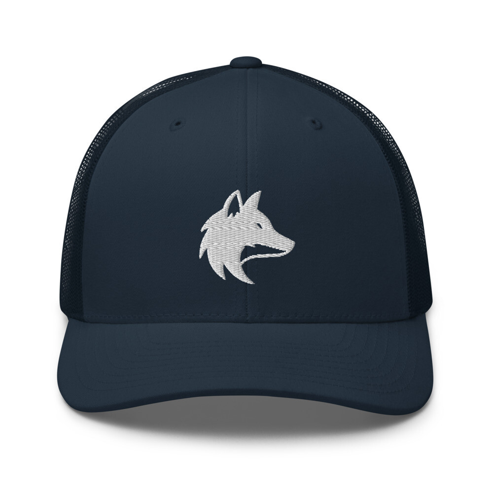 Coyote - Retro Trucker Cap, Color: Navy