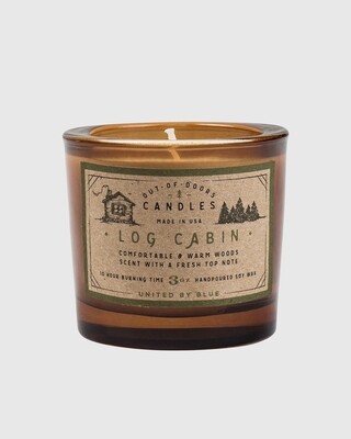 Log Cabin – 3 Oz Candle