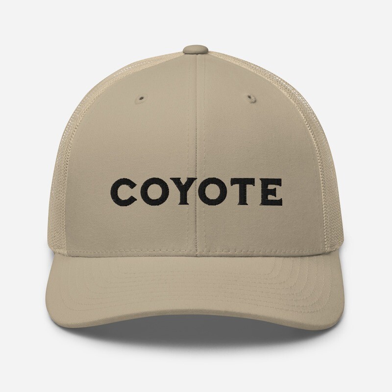 Coyote Lettering – Retro Trucker Cap