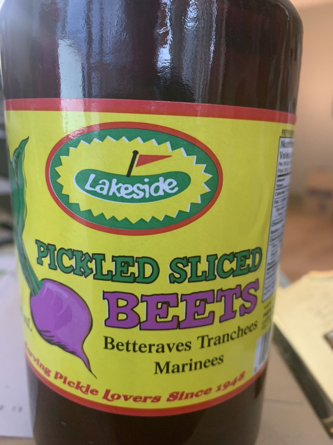 Lakeside Pickles - Pickled Sliced Beets  (750ml)