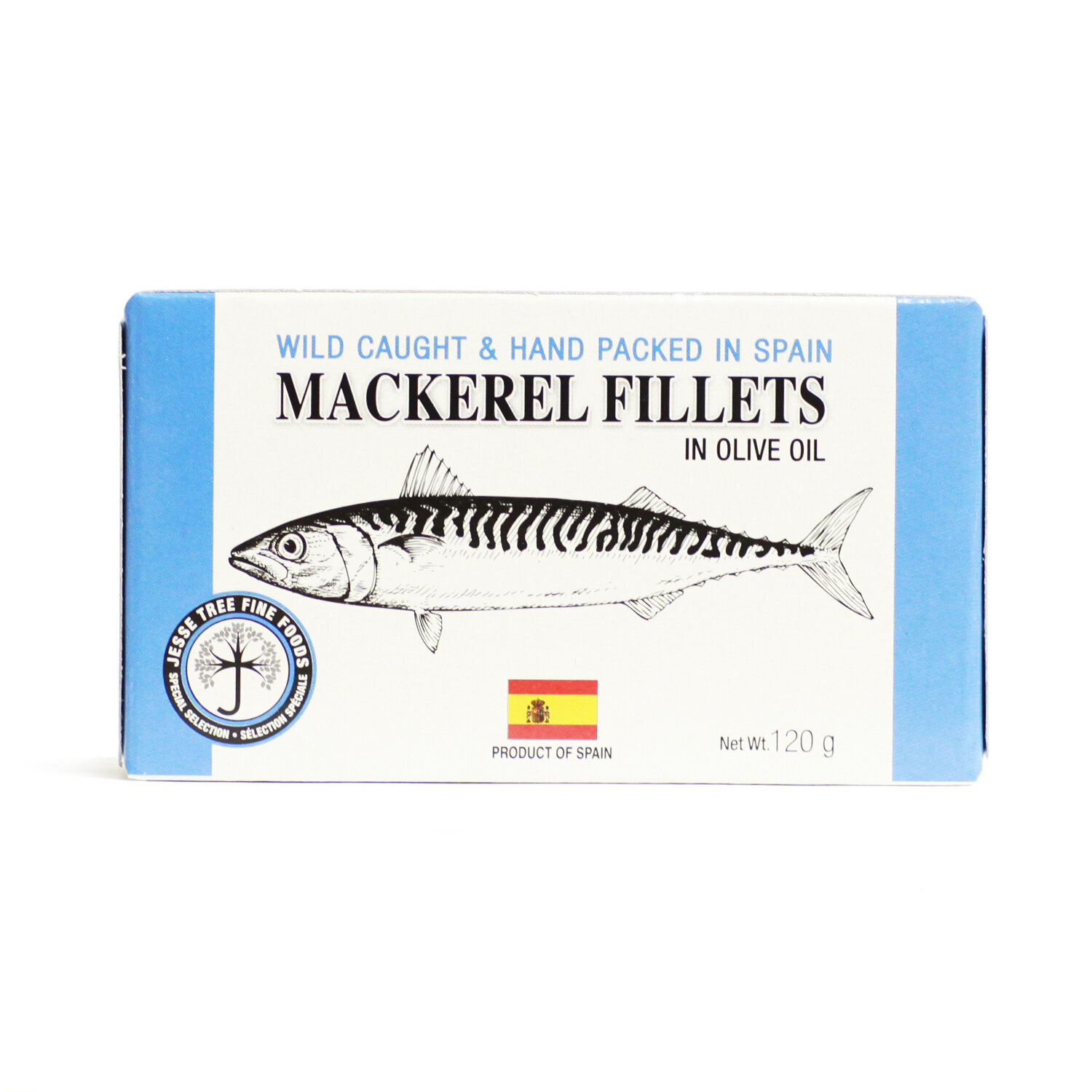 Mackerel Fillets in Olive Oil 120g
