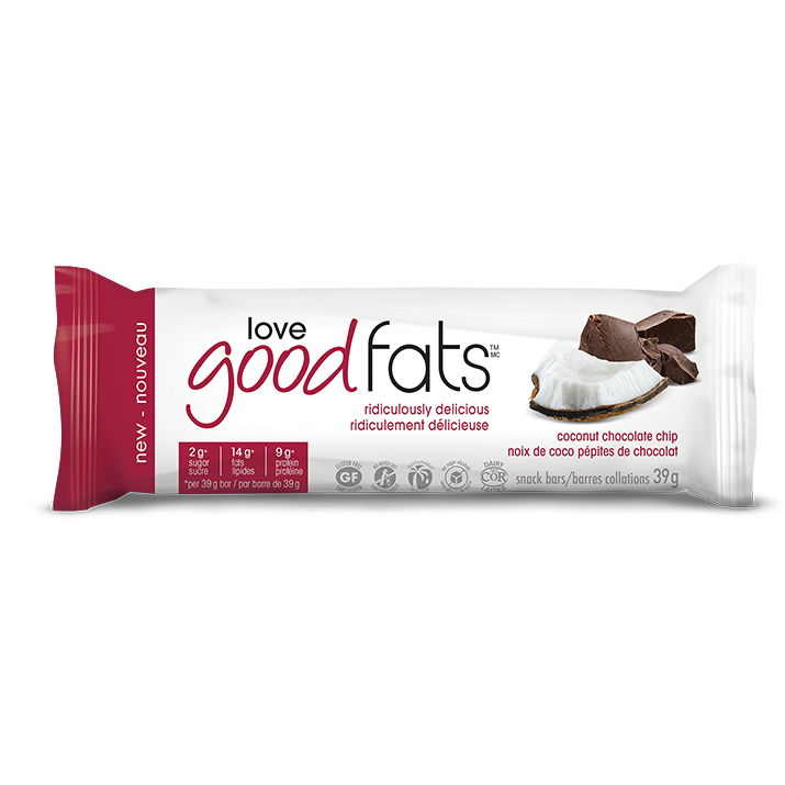 Love Good Fats - Coconut chocolate chip 4-pack