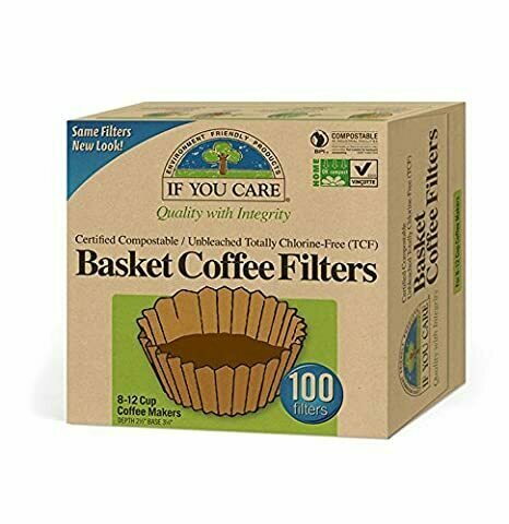 If You Care - Basket Coffee Filters Unbleached 8