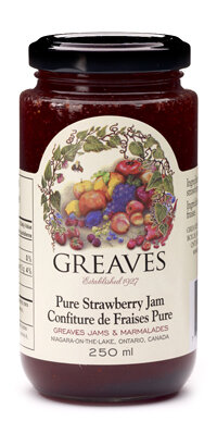 Greaves - Pure Strawberry Jam