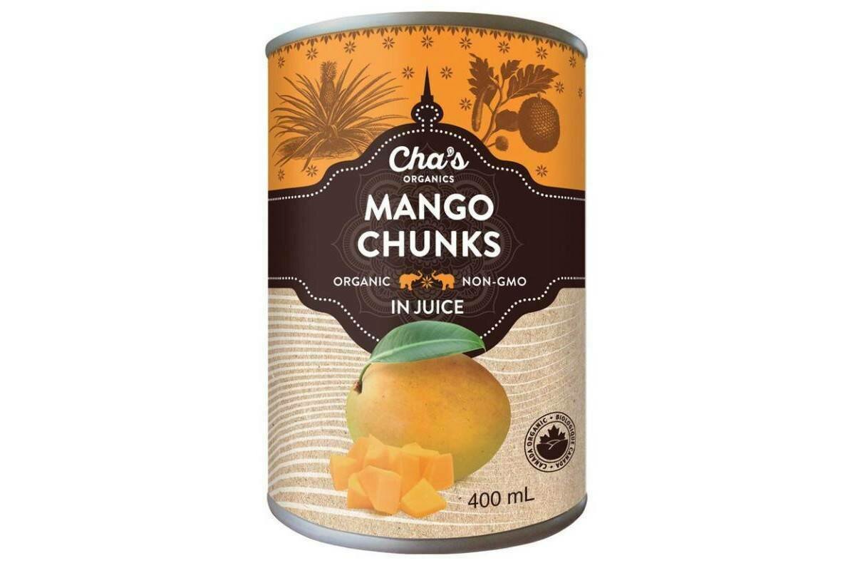 Cha's - Mango Chunks in Juice 400ml
