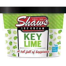 Shaw's Ice Cream - Key Lime 1.5L