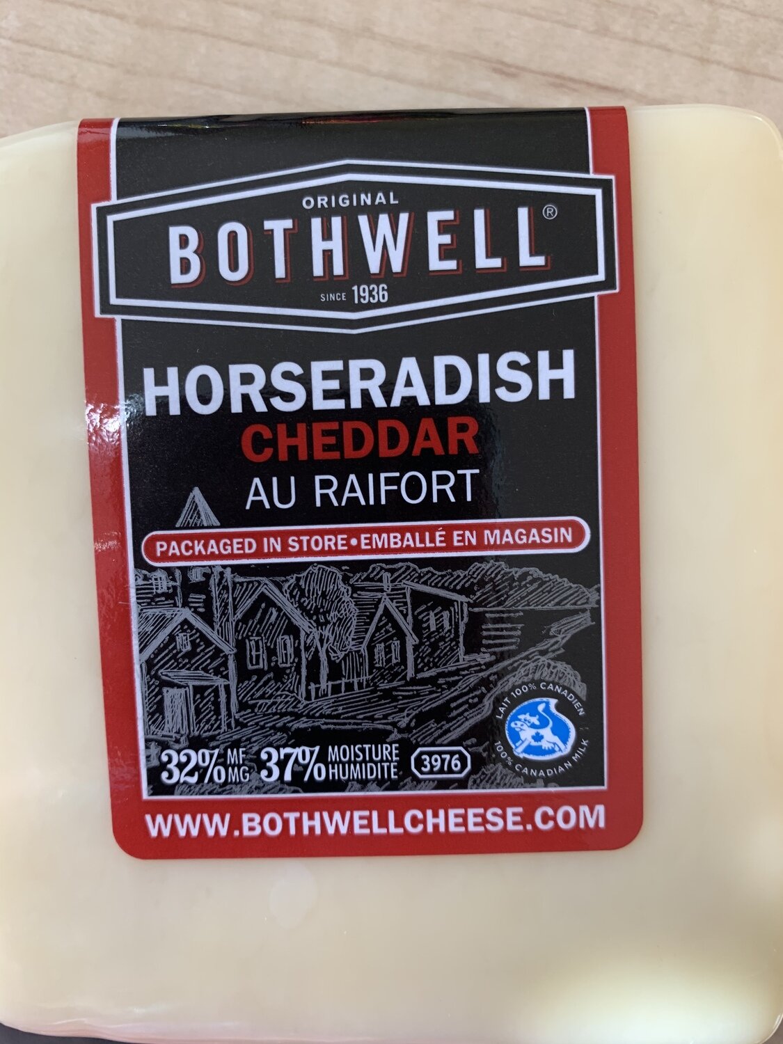 Cheese - Bothwell Extra Aged HorseRadish Cheddar 200g