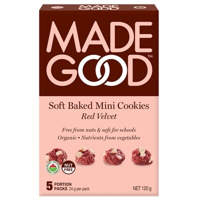 Made Good - Soft Baked Mini Cookies - Red Velvet