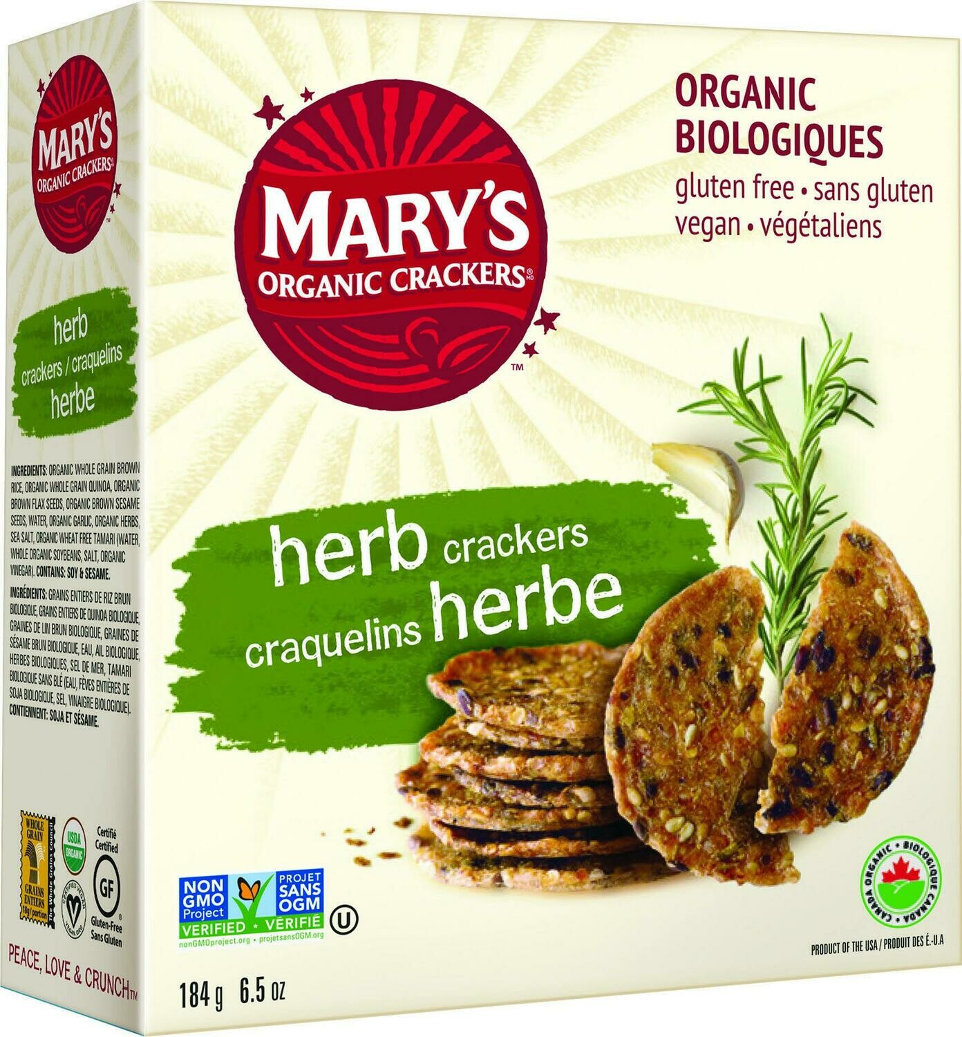 Mary's - Herb Crackers Crackers