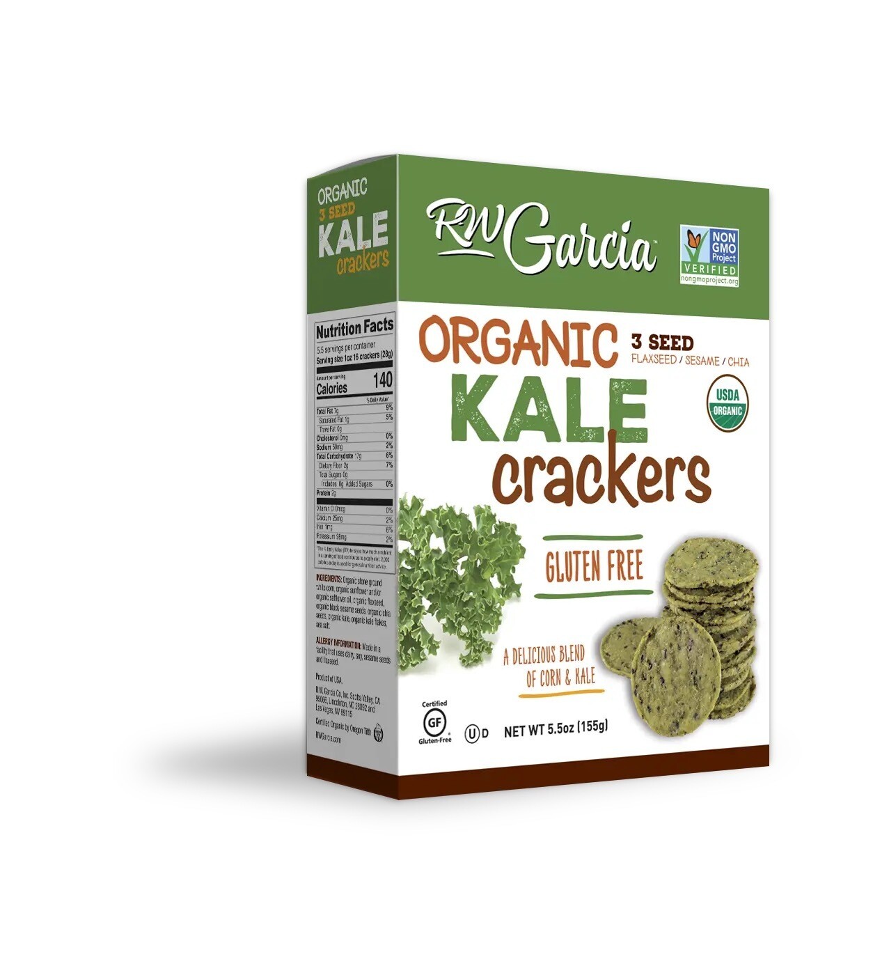R.W. Garcia - Kale 3 Seed Crackers