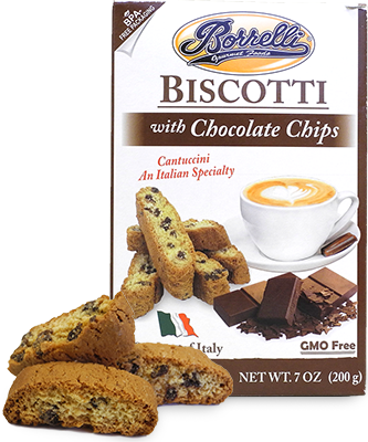 Borrelli - Biscotti w/Chocolate Chips