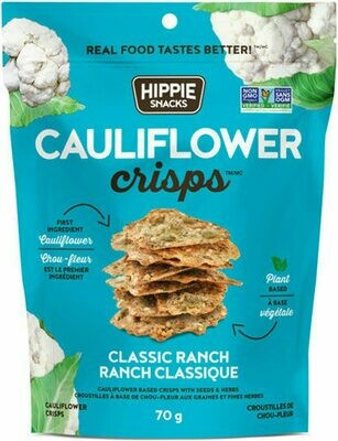 Hippie Foods - Cauliflower Crisps - Classic Ranch