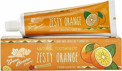 The Green Beaver - Zesty Orange Toothpaste 75ml