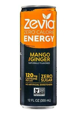 Zevia - Mango & Ginger Energy Drink