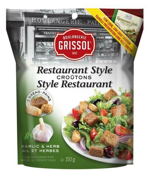 Grissol Classic Croutons - Garlic & Herb 135g