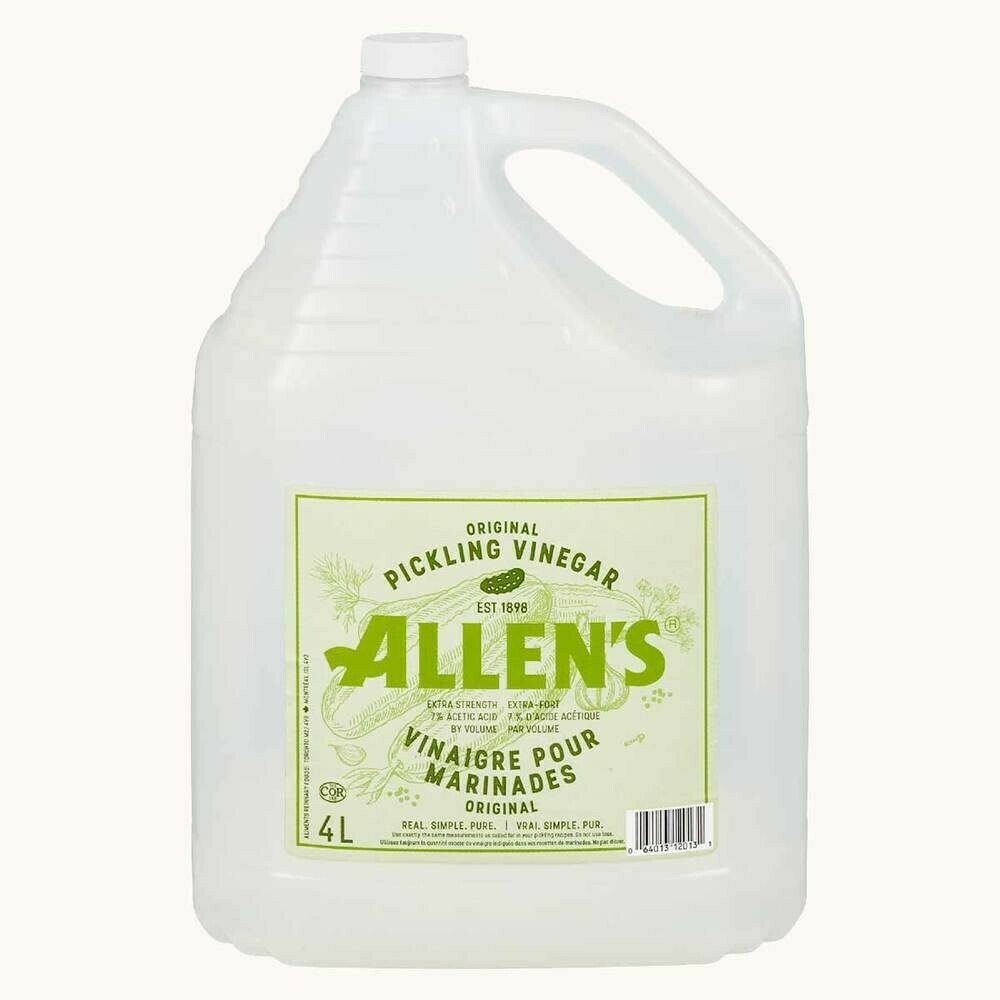 Allens Pure Pickling Vinegar   4L