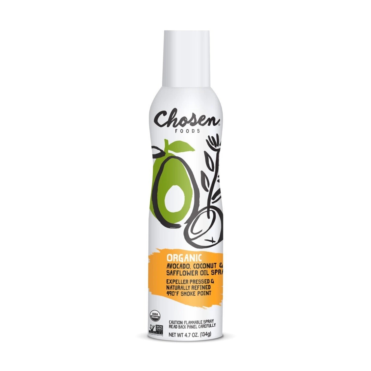 Chosen Foods - Org. Avocado, Coconut & Safflower Oil (134g)