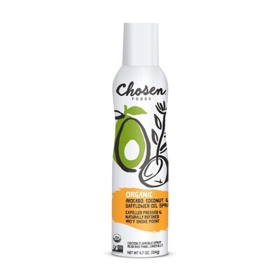Chosen Foods - Org. Avocado, Coconut & Safflower Oil  (134g)