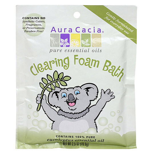 Aura Cacia  Eucalyptus Clearing Foam Bath  70.9g