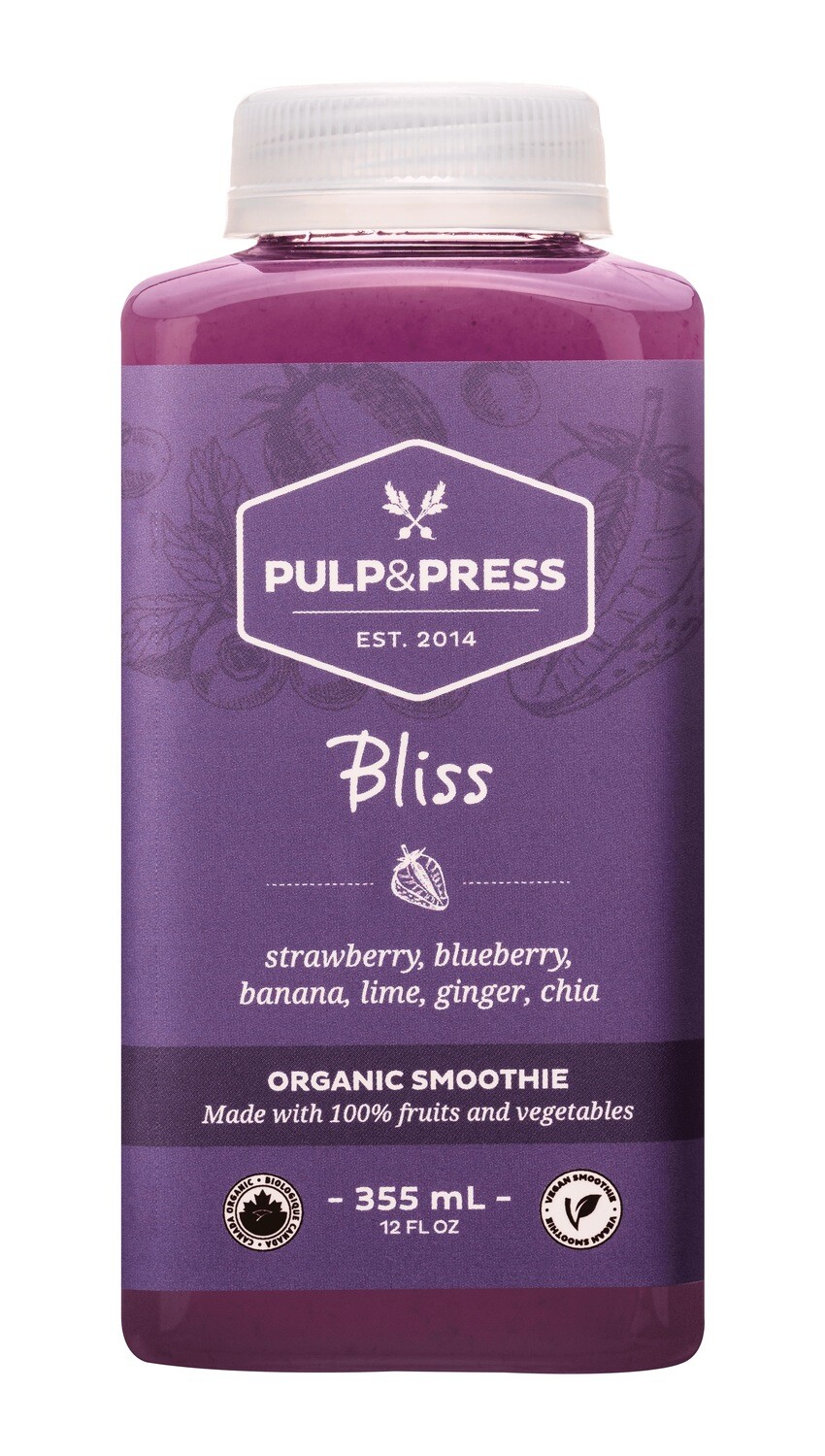 Pulp & Press - Bliss Smoothie 355ml