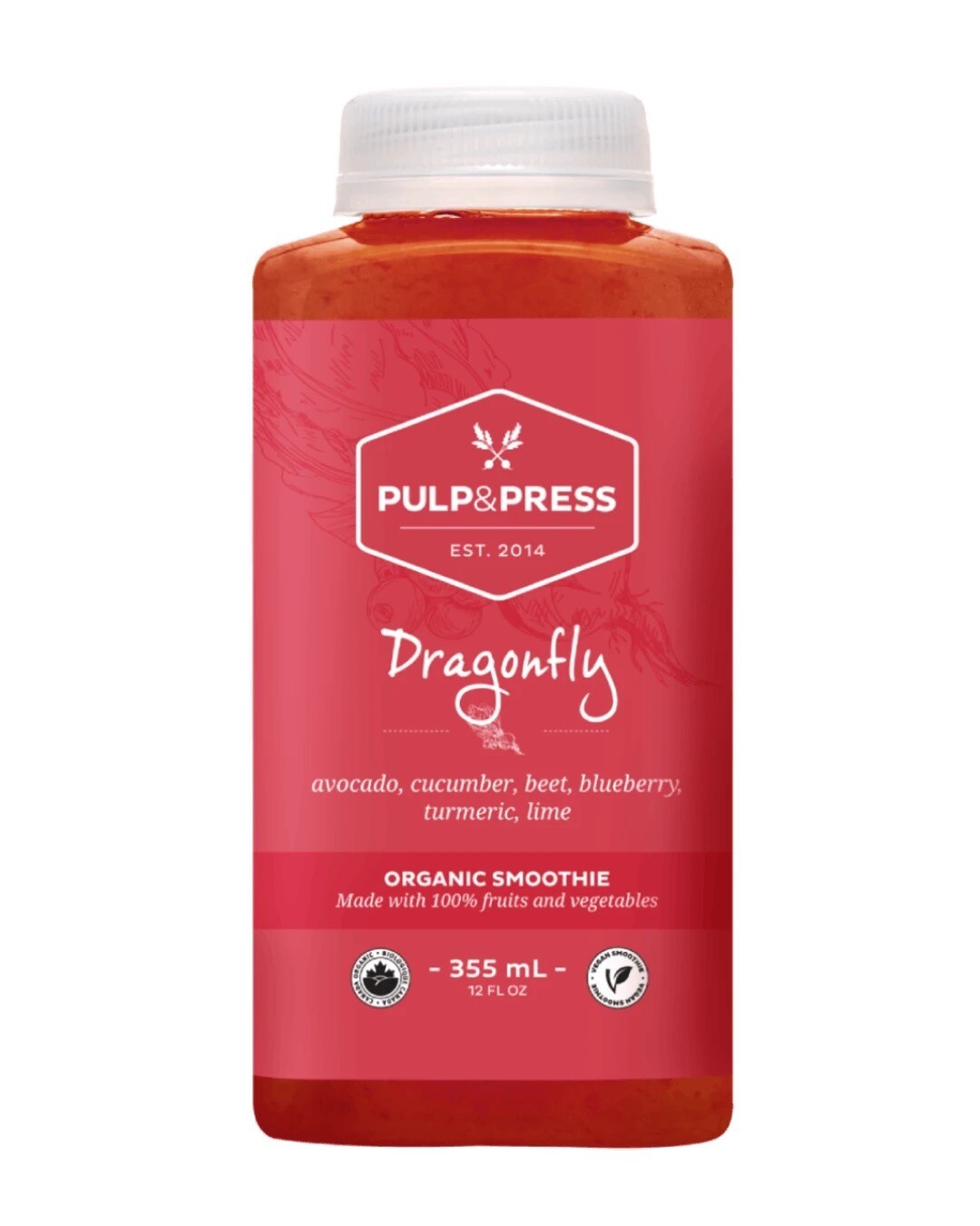 Pulp & Press - Dragonfly Smoothie 355ml