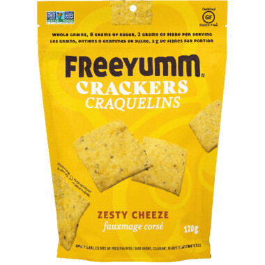 FREEYUM Crackers - Zesty Cheeze 120g