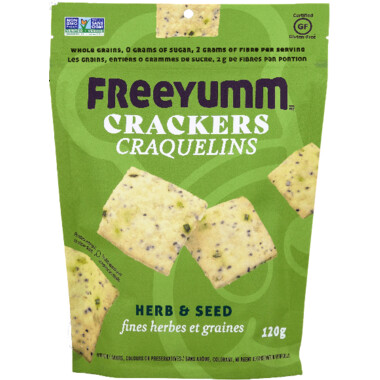 FREEYUM Crackers - Herb & Seed 120g