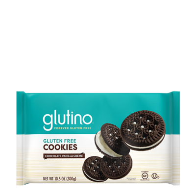 glutino - GF Chocolate Vanilla Creme Cookies  300g