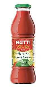 Mutti - Pasta Strained Tomatoes  w/fresh Basil 680ml