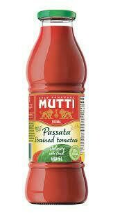 Mutti - Pasta Strained Tomatoes w/fresh Basil 680ml