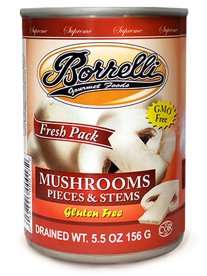 Borrelli- Mushrooms (canned) 5.50z