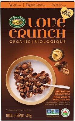 Love Crunch - 384g Cereal Dark Choc. & Peanut Butter