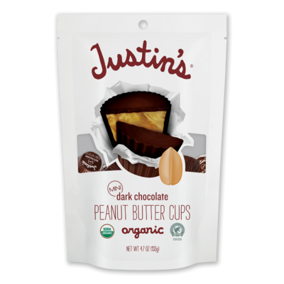 Justin's Mini Dark Chocolate Peanut Butter Cups  120g