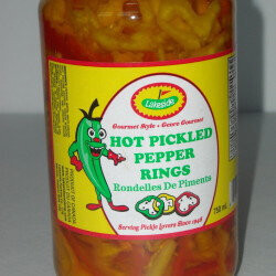 Hot & Spicy Pepper Rings  314ml