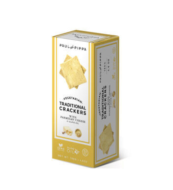 Paul & Pippa - Vegan Crackers w/Parmesan Cheese & Olive Oil