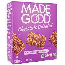 Made Good Mornings - Choc. Drizzled  Confetti  Squares 5pk