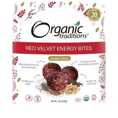 Organic Traditions - Energy Bite Mix  - Red Velvet  220g