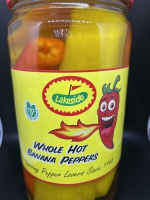 Lakeside - Whole Hot Banana Peppers