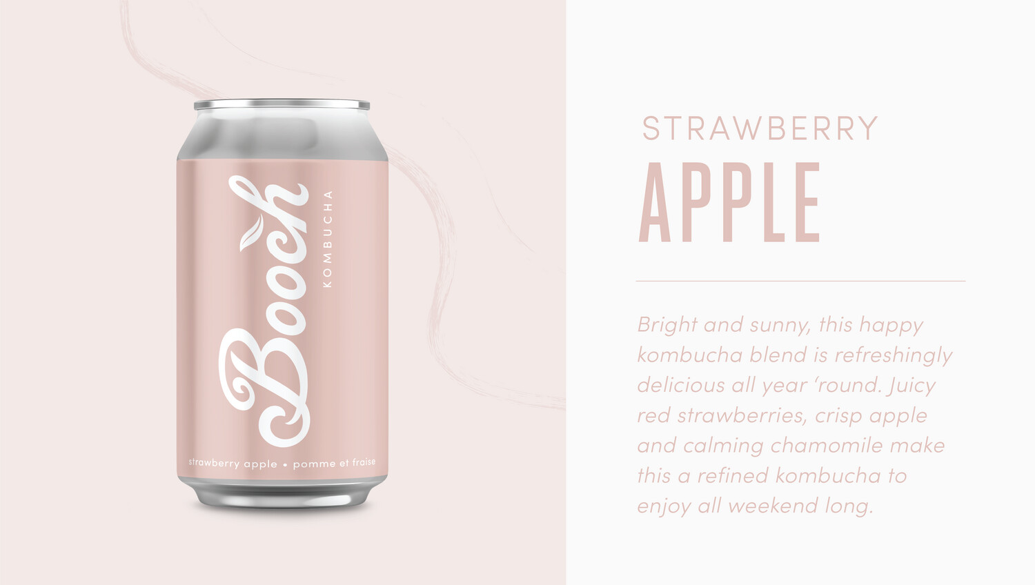 Booch 355ml Cans - Strawberry Apple