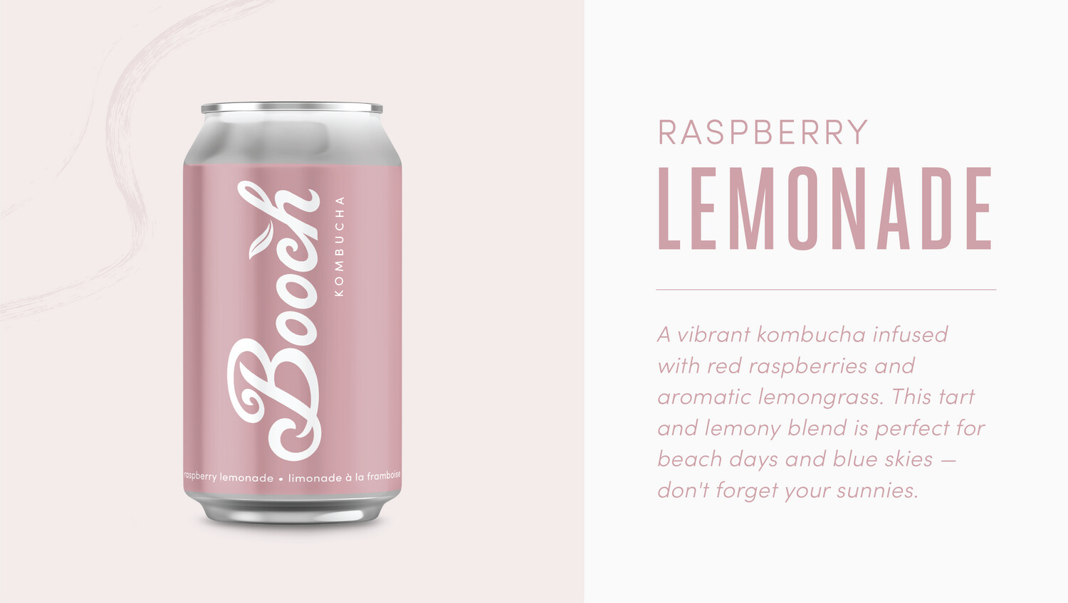 Booch 355ml Cans - Raspberry Lemonade