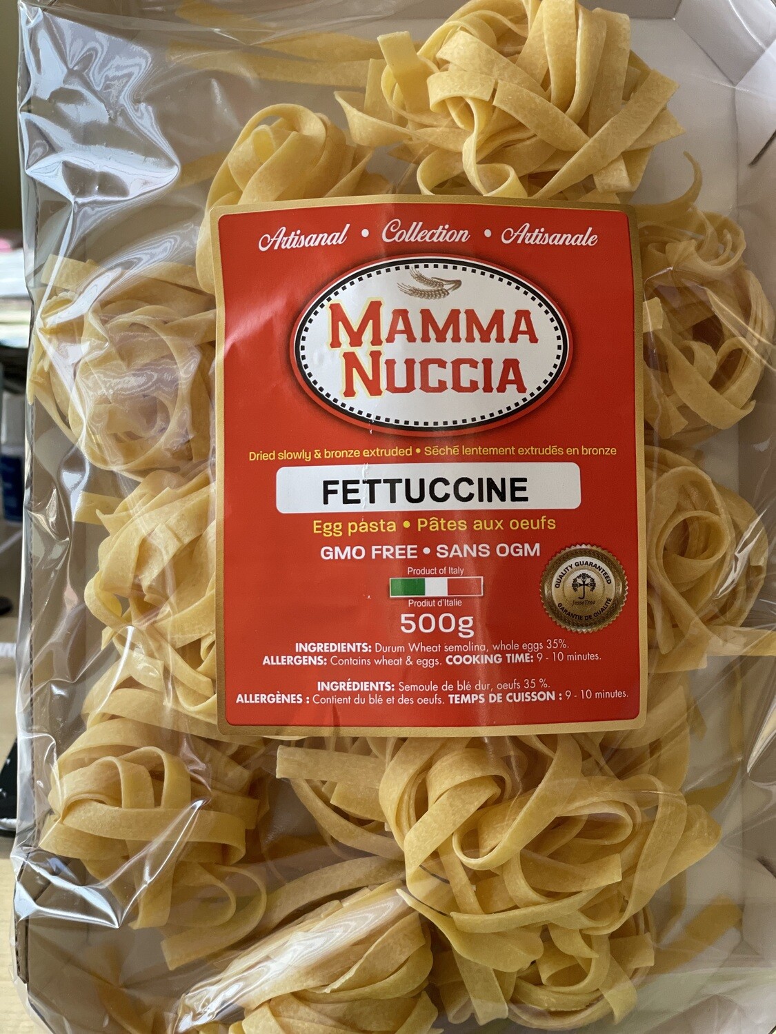 Mamma Nuccia - Egg Pasta - Fettuccine  500g