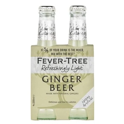 Fever Tree - Light Ginger Beer  4pk.