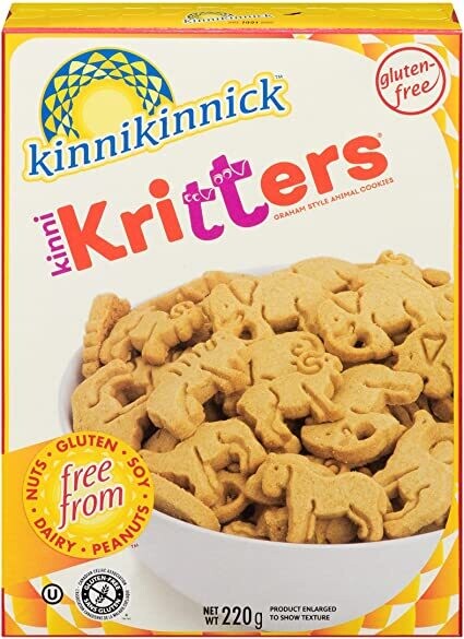 Kinnikinnick - Kritters - Graham Style Animal Cookies 220g
